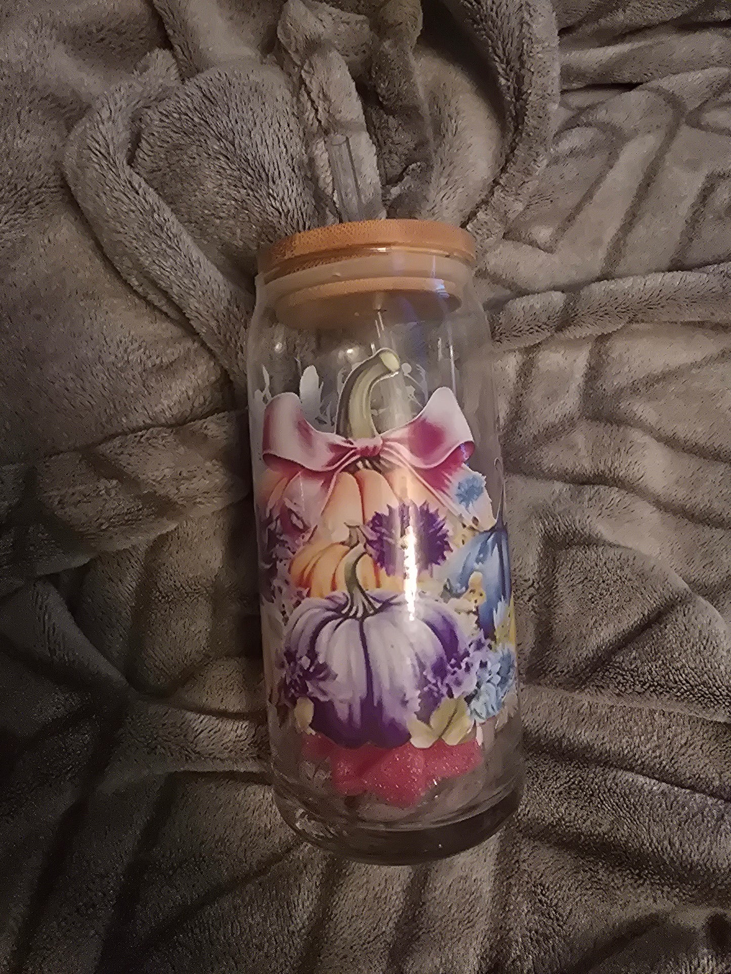 Custom Wrapped Glass Tumbler