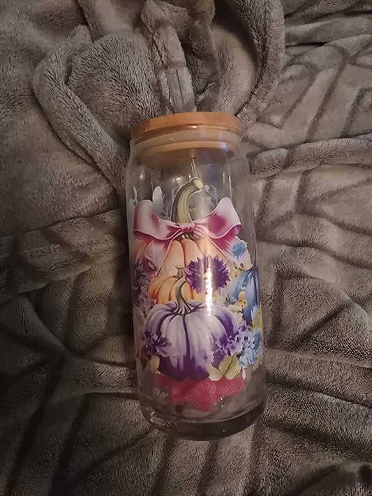 Custom Wrapped Glass Tumbler